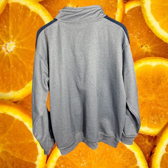 Fanatics Men's Chicago Bears Polyester Fleece Quarter Zipper Sweatshirt Size XLT - Picture 3 of 6